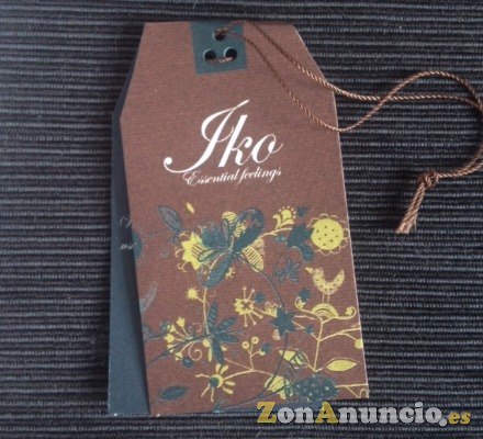 Etiqueta de cartulina colgante para vestidos
